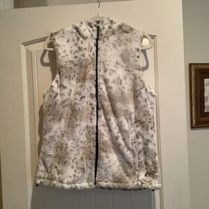 New Balance Faux Fur Hooded Vest